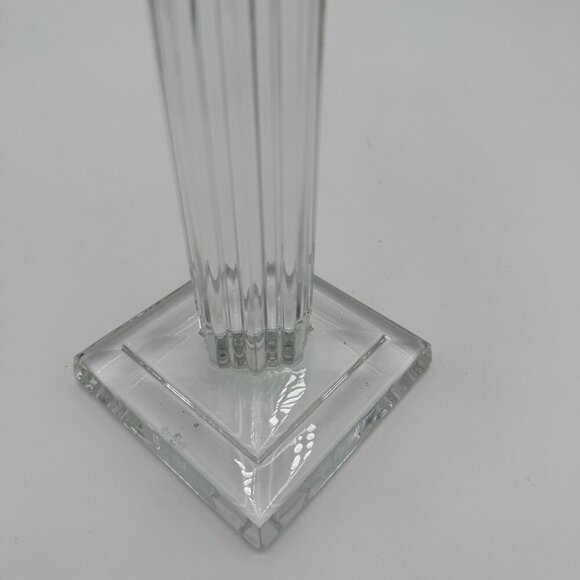 Waterford METROPOLITAN Crystal Tall Single Light Candlestick exquisite art deco - Picture 7 of 12